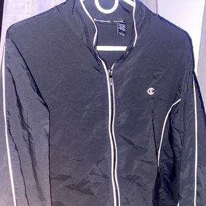 black and white champion elite jacket 🧥🌚
